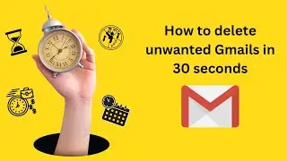 How to delete unwanted mails from Gmail | Easy way to delete unwanted mails