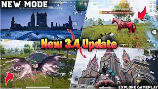 New Mode !🤯 3.4 Update Gameplay || 3.4 Update Sanguine Eclipse Mode Gameplay || BGMI 3.4 Update 🔥