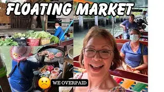 Our DIY Floating Market Tour to the Khlong Lad Mayom Floating Mkt - 