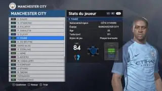 PES 2017 Data Pack 3 : Man City New Face