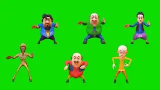 Motu patlu cartoon green screen.cartoon maker for kids@green screen & cartoon@