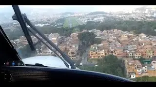 Beautiful Landing in Medellin - Colombia [PILOT VIEW]