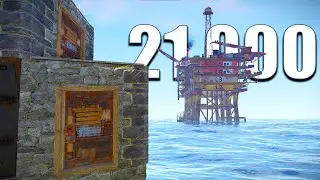 Solo Rust but i built next to Oilrig with my 21,000 hours..