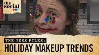 Jess tries her hand at some holiday makeup ‘trends’ | The Social