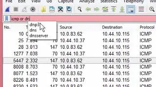 Navigating with Wireshark and ICMP, DNS, ping