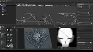 Creating Material - Skull Emblem (Substance Designer)
