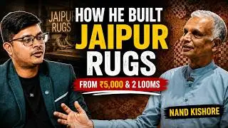 He made ₹1000 Cr brand by working with rejected communities & villagers | Jaipur Rugs!