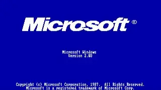 Windows 2.03 tutorial for PCem