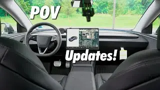 2024 Tesla Model 3 POV Drive: Updates + Almost Hit a Deer!