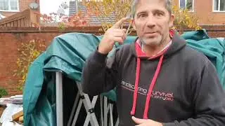 How to erect My Rhino Hex 55 pop up Rock Gazebo / Awning in Hyperlapse