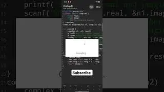 Program to Add Two Complex Numbers#shorts #coding #computer