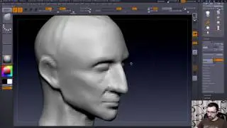 Моделируем гипсового Цезаря в ZBrush Часть 2