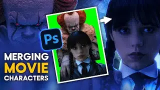 Merging TWO MOVIE CHARACTERS together in Photoshop!