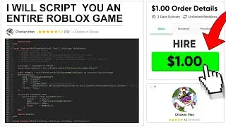 I Hired a Scripter to Make Me a Roblox Game For $1.. (Shocking)