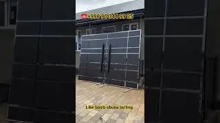 HAYTEK FASON SOʻNGI DIZAYNDAGI TEMIR DARVOZA 