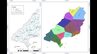 Thiessen Polygon in ArcGIS | Areal Precipitation Estimation | Precipitation Analysis