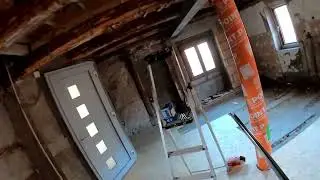 Rénovation : étape 9 , ossature métallique pour placo
