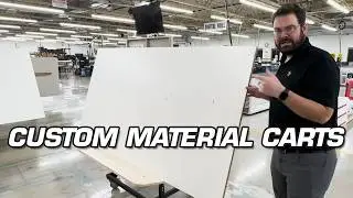Custom Material Carts for Moving 4x8' Sheets | FireSprint Behind-the-Scenes