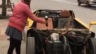 Когда нет денег починить дорогое авто,а батя тракторист