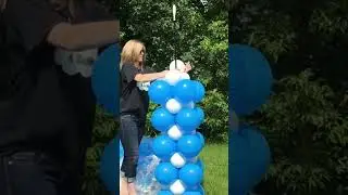 Easy Balloon Column Photo Booth 