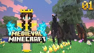 A new adventure: I got a job and a house! - Medieval Minecraft Let's Play Ep 1