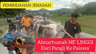 Proses Pemindahan Jenasah Almh. Ne' Linggi dari Pangli ke Tongkonan Dau Di Palawa'