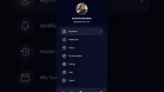 Movie Streaming Application || Profile Page