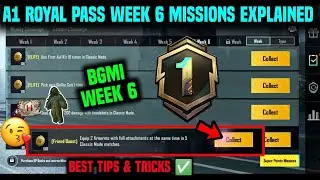 BGMI WEEK 6 MISSIONS || A1 WEEK 6 MISSION || Prashant Gamer ||A1 RP MISSION WEEK 6 EXPLAINED