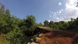 Jumping the bridge Devils Racetrack.