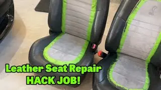 HORRIBLE Attempt at Repairing Leather Seats On My Cobra Mustang - Part 8