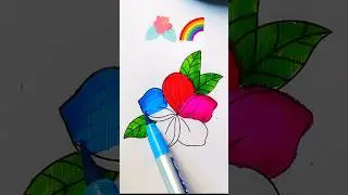 Flower mixing art #shortsfeed #shorts #satysfying #subscribe #trending #viralshort #colors #flowers