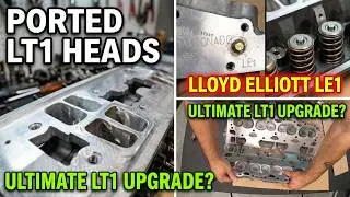 Lloyd Elliott ported Cylinder Heads LT1  Gen 2  LE1