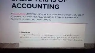 Basic terms of accounting in tally