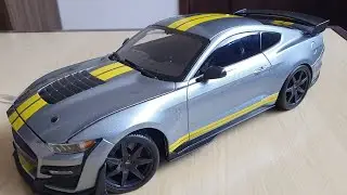 Unboxing em miniatura Ford Shelby mustang-2020 gt500 escala 1/18 Maisto cor prata