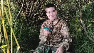 Вытащил сына на природу)