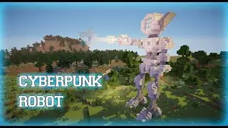 MINECRAFT/How build a Cyberpunk robot