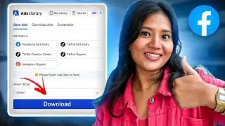 How to Download video Ad creatives from Meta Ad Library in 30sec 📈🔗 | Digital Marketing Heroes