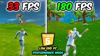 Fortnite How To Fix FPS Drops & Stuttering in Chapter 5! PERFORMANCE MODE