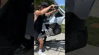 Worlds Fastest E-Bike with Paddle Tire!!