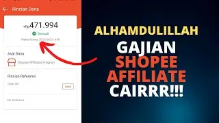 Alhamdulillah, Gajian Shopee Affiliate!