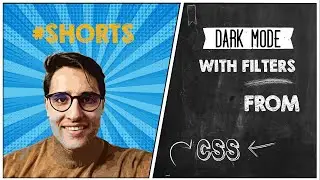 Dark mode in css | Use filter invert 