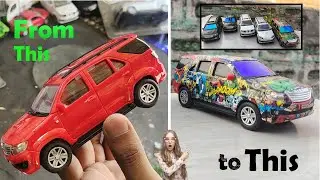Toyota Fortuner car wrap || Centy Toys 1:24 Scale Marvel Heroes Wrap
