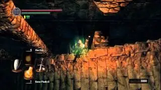 Dark Souls Item Location Walkthrough: Black Sorcerer Set / Hush Spell [HD]