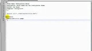 Wordpress Video Tutorials - Change Background Color of Widget Area