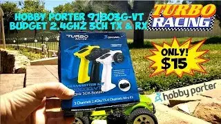 Hobby Porter 91803G-VT 2.4GHz 3CH Radio Remote Transmitter & Receiver For Only $15