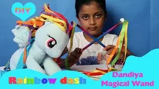 Dandiya Magical Wand | Navratri Special |Decorate your Dandiya | Rainbow Dandiya| Tiny Pix