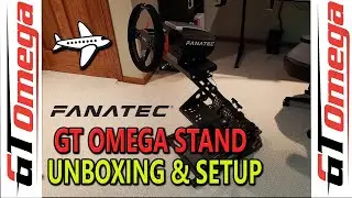 Unboxing & Setup of the GT Omega Classic Wheel Stand - Mounting Fanatec CSL Elite + ClubSport Pedals