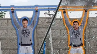 DRY HORIZONTAL BAR VS AFTER RAINING HORIZONTAL BAR