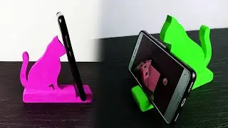 Karton Kedi | Cartoon Cat | Karton Telefon Tutucu | Cardboard Phone Holder | How to make | DIY | diy