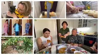 ВЛОГ: МАМА НАГОТОВИЛА 😍 / КЛАССНЫЕ ДЖИНСЫ👖/ ПРИМЕРКА «ЛЮБИМЫЙ ВАСИЛЕК»